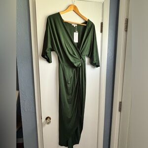 Dark Green Solana Maxi Dress
